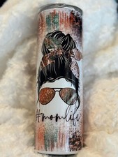 printed sublimation 20 oz skinny tumblers momlife