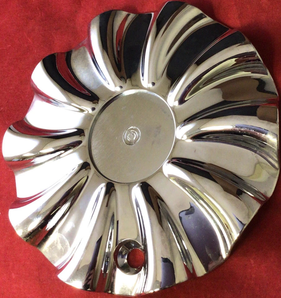 Tapa central cromada ruedas personalizadas CAP-171770 9702 UN USADO Foto 3 de 4