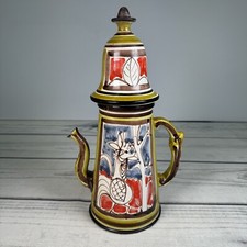 Vintage Italienische Kaffeekanne Santo Stefano Di Camastra Picasso DeSimone Sizilien 60er
