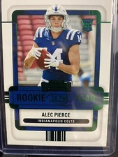 2022 Panini Contenders - Rookie of the Year Emerald #ROY-API Alec Pierce