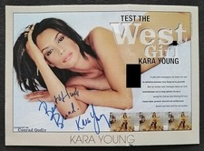 B534 Kara Young US Model Autogrammkarte original signiert
