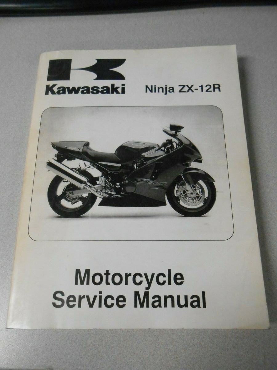 I OEM Kawasaki Factory Service Shop Manual 2000-2001 Ninja ZX