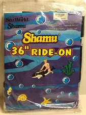 Vintage Sea World 1990s 36’’ Ride On Inflatable Pool Shamu Pool Float