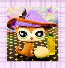 ❤️Authentic Littlest Pet Shop #819 Fuzzy Flocked Happiest Meerkat Prairie Dog❤️
