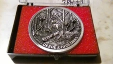 John Deere 1999 Spec Cast Limited Edition Pewter Christmas Ornament NIB