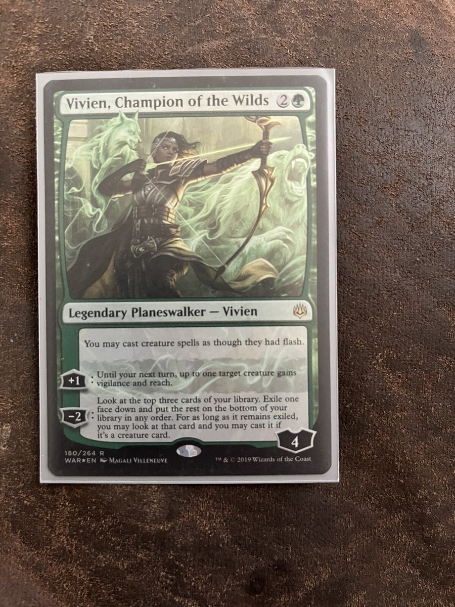 mtg vivien cards on the Hunt – Moon You may cast creature spells from the top of your library Vivien's Stampede - Magic the