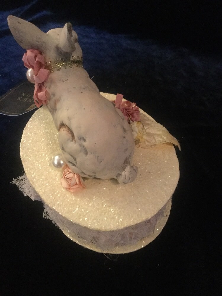 Katherine's Collection Seated Bunny Rabbit On Box Pink Easter | eBay