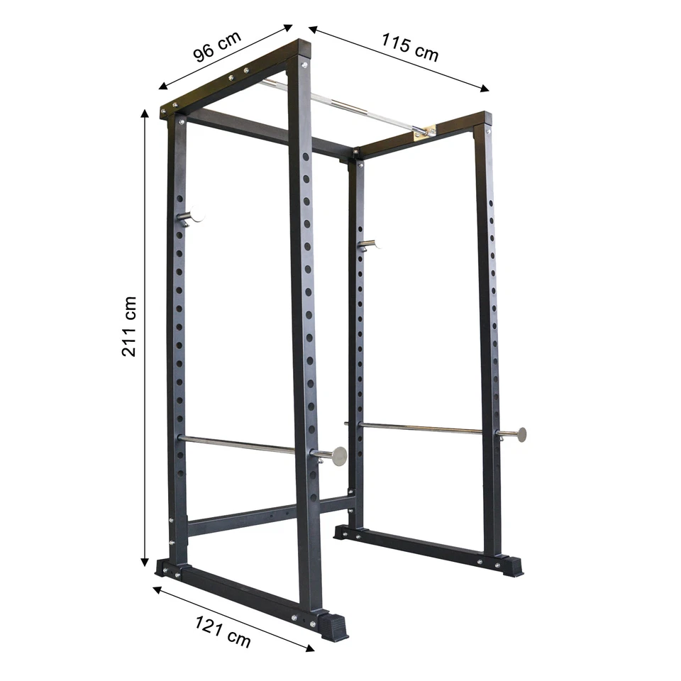TrainHard® Power Rack Kraftstation Hantel Käfig Squat Multipresse geprüft in DE! - Bild 2 von 4