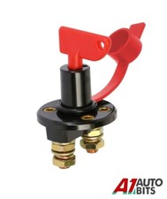 TWIN PACK Battery Cut Off Kill Switch Master Isolator Heavy Duty 180 Amp 12v 24v
