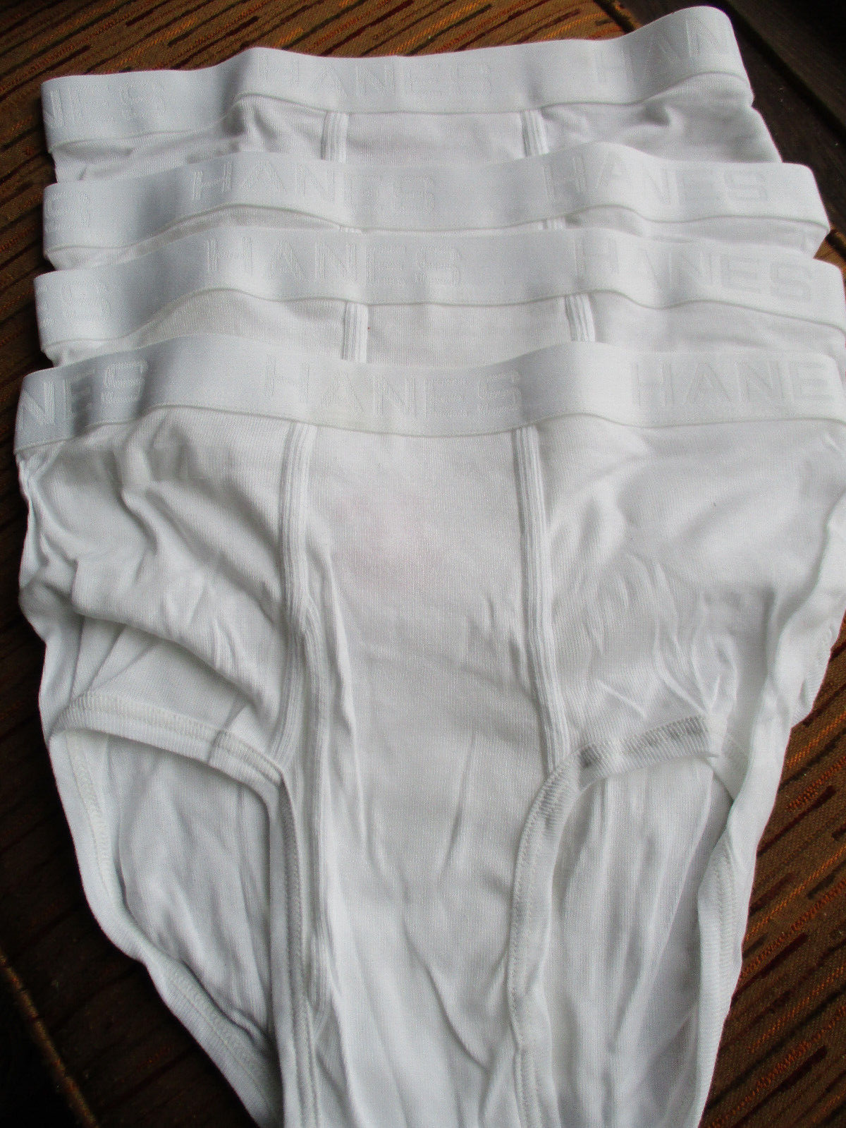 HANES Briefs Our Most Comforatable Tagless Tightie Whitie 4 pairs L New  Open | eBay