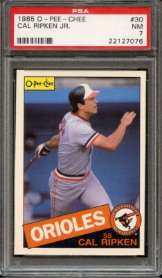 ( 1985 O-PEE-CHEE 30 CAL RIPKEN JR. PSA NM 7 BB | eBay