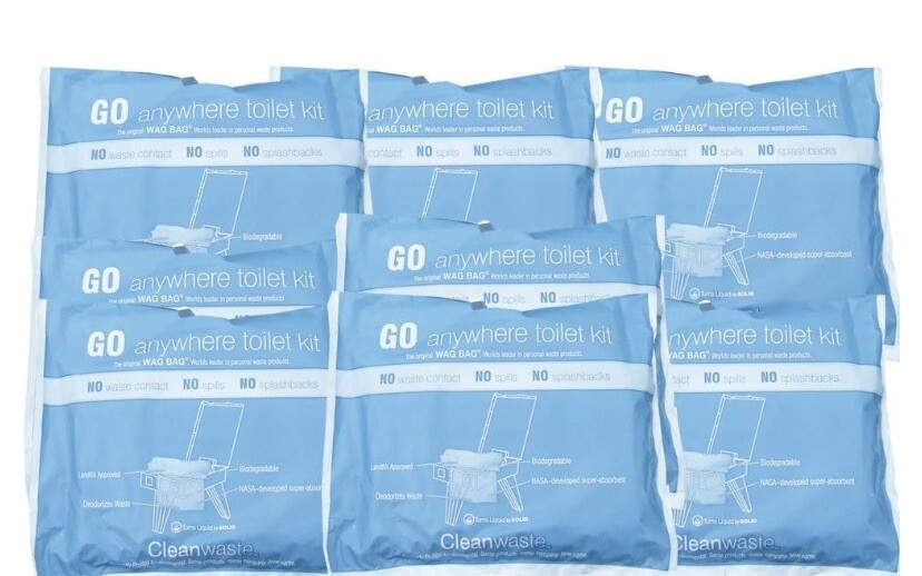 Cleanwaste Portable Dry Toilet System Privacy Tent, Toilet, Tote