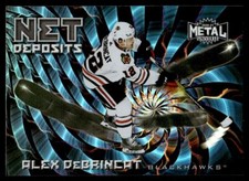 2020-21 Skybox Metal Universe Net Deposits Alex DeBrincat Chicago Blackhawks
