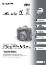 FUJI FUJIFILM FINEPIX S3 PRO MANUALE DI ISTRUZIONI STAMPATO MANUALE UTENTE MANUALE 144p