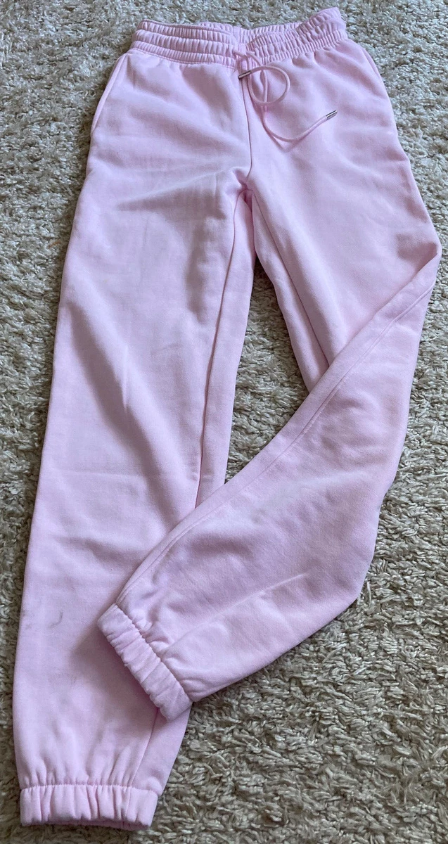 H&M Pantalón Jogger De Mujer XS Rosa Pink - Jersey Algodón