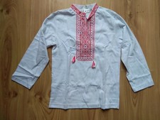 Traditional T-shirts Ukrainian embroidered sorochka kid vyshyvanka embroidery