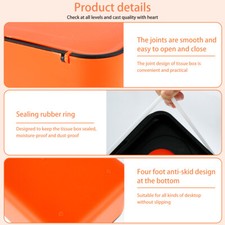Wipes Dispenser Baby Wipe Holder Sealing Wipe Container Dustproof Tissues T· — image 5