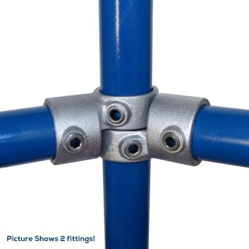 Schlüsselschelle 148-A27 - Inline-Schwenk-T-Stück 27 mm 148 27 A Gerüstrohrschellen für Ste - Bild 1 von 1