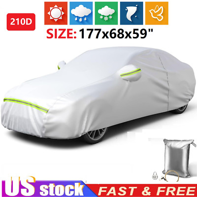 For Chevrolet Trax Car Cover with Zipper 210D Thicken Sun All Weather Protection