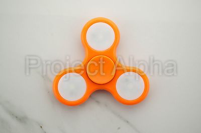 #ad Light Hand Spinner Tri Fidget Spinner Gyro Figet Desk Toy EDC Focus ADHD »USA« $7.99