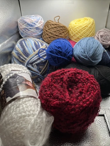 Mixed Lot Acrylic Yarn Homespun Mostly #4