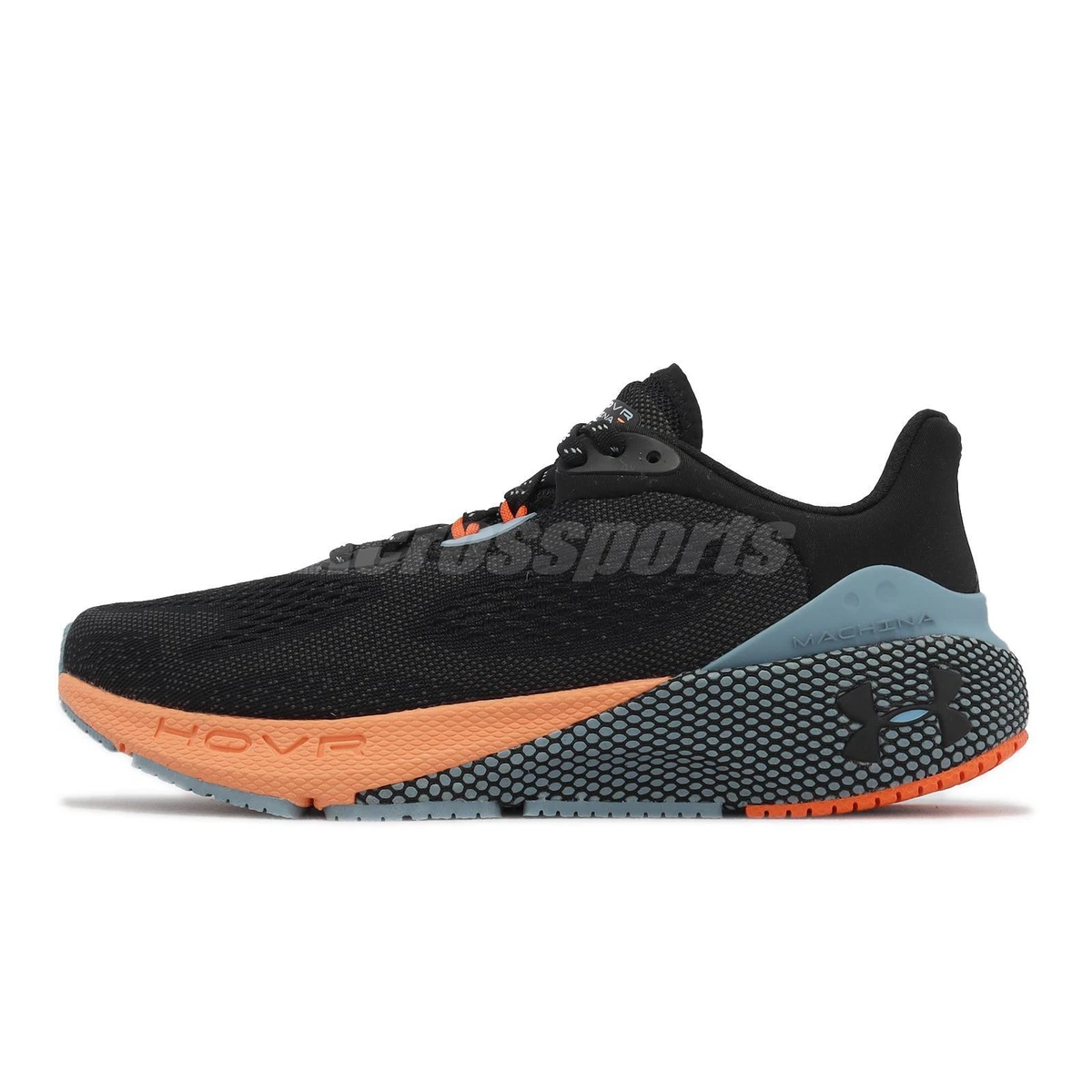 Under Armour HOVR Machina 3 UA Black Orange Blue Women Running 
