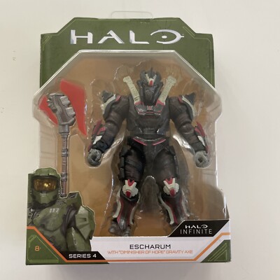 Jazwares 2021 HALO Infinite Series 4 ESCHARUM w/Diminisher of Hope Gravity Axe