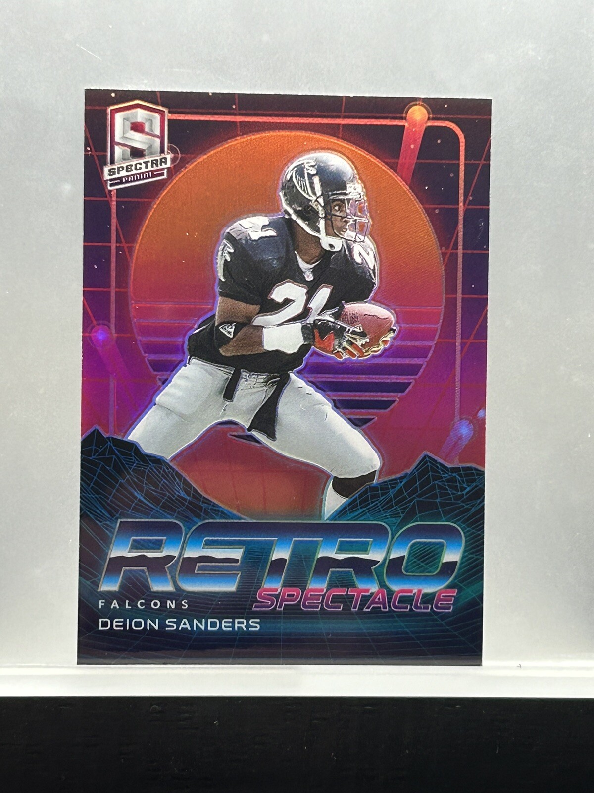 2021 Panini Spectra Deion Sanders Retro Spectacle Prizm Case Hit SSP Falcons