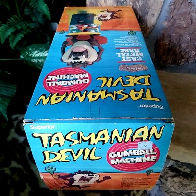 TASMANIAN DEVIL VINTAGE GUMBALL MACHINE, 15