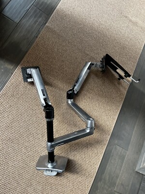 Ergotron   LX Vertical Stacking Dual Monitor Arm, VESA Desk Mount   for 2 Monito