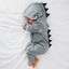 thumbnail 5 - Newborn Infant Baby Boy Girl Kids Dinosaur Hooded Romper Jumpsuit Clothes Outfit