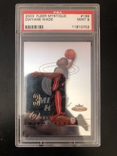 2003-04 Dwyane Wade Fleer Mystique #657/999 Rookie RC #119 - PSA 9 GEM MINT HOF