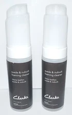 Clarks Suede & Nubuck Leather 5 oz Foaming Cleaner Set of 2