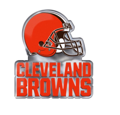 New NFL Cleveland Browns 3D Aluminum Color Car Truck Auto Emblem Sticker Decal