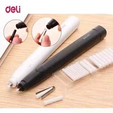 Electric Pencil Eraser Kit with 20pcs Rubber Refills Highlights Sketch DrawinDbp