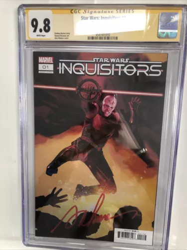 Star Wars : Inquisitors #1 (CGC 9.8 SS) Signed Alex Maleev * Census = 1 * Marvel