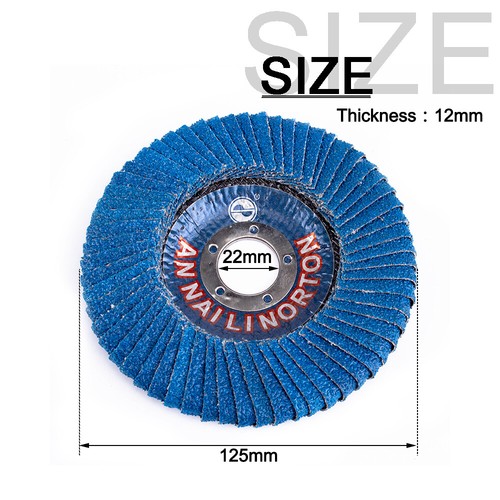 100~125mm U-Shaped Flap Discs Angle Grinder Grinding Accessories For Metal Wood - Picture 11 of 12