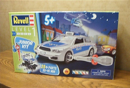 REVELL POLICE CAR Junior Kit Livello 1 Kit Adatto ai Bambini Non Assemblato #45-1002 - Foto 1 di 2