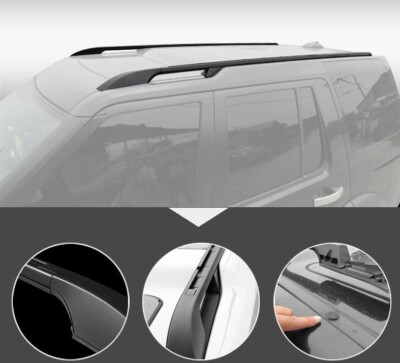 2pcs Side Roof Rail Roof Rack Bar  for LR Discovery 3 LR3 2004-2009 Accessories