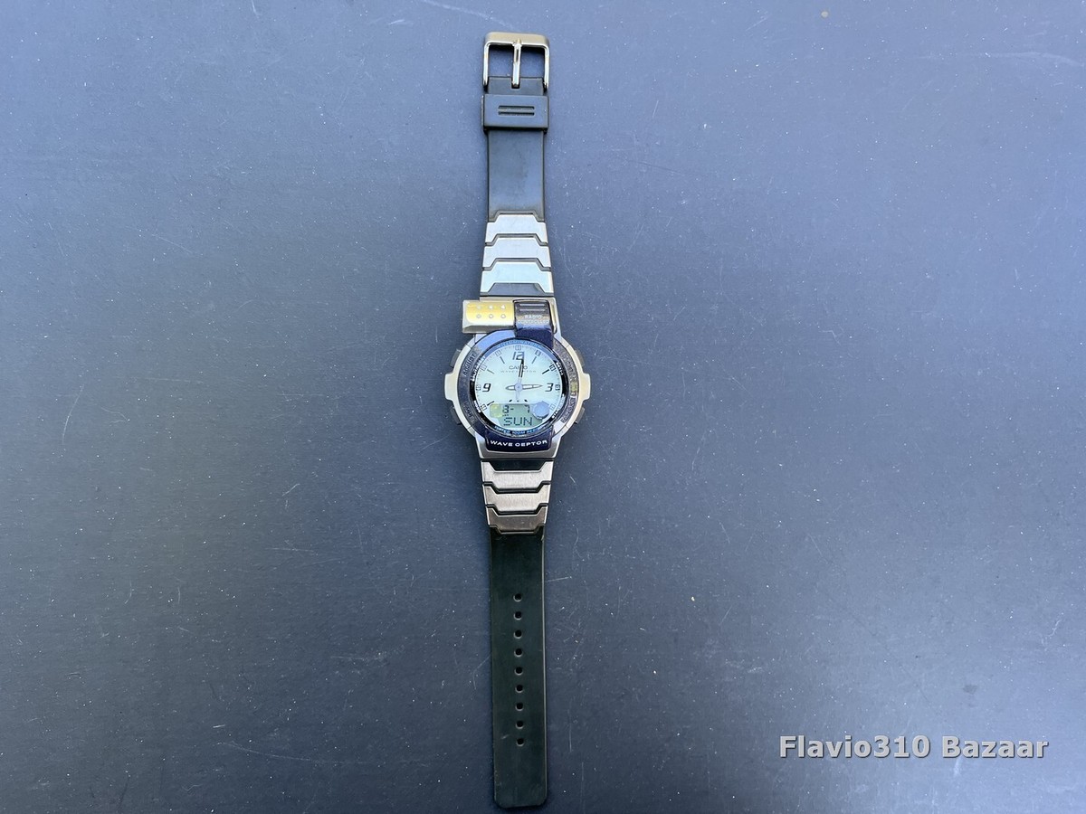 Rare 1995 CASIO Wave Ceptor FKT-110 (2362) Japan Y 45mm watch