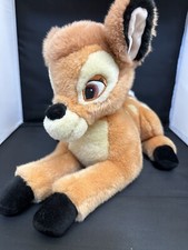 Authentic Disney Store Bambi Plush Stuffed Animal 13" Bambi