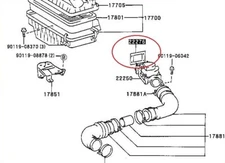 Toyota MR2 MK2 2.0 Rev2 SW20 3SFE Air Flow Meter Gasket 22275-41010 22275