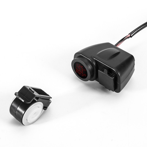 Hochwertig 3 In 1 LED-Voltmeter Mit Kabel Staubdicht Sto?fest Telefonladeger?t - Bild 9 von 13