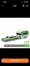 1/64 GREENLIGHT 82 CHEVROLET C20 Silverado Camper from Winnebago series in b...