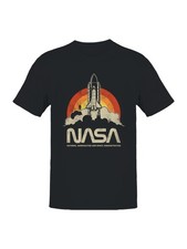 Officially Licensed Nasa Space Shuttle Retro Art Men's T-shirt