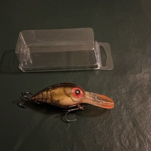 Leurre De Pêche Vintage STORM WIGGLE WART - Vert Métallisé Dos Noir - Original US