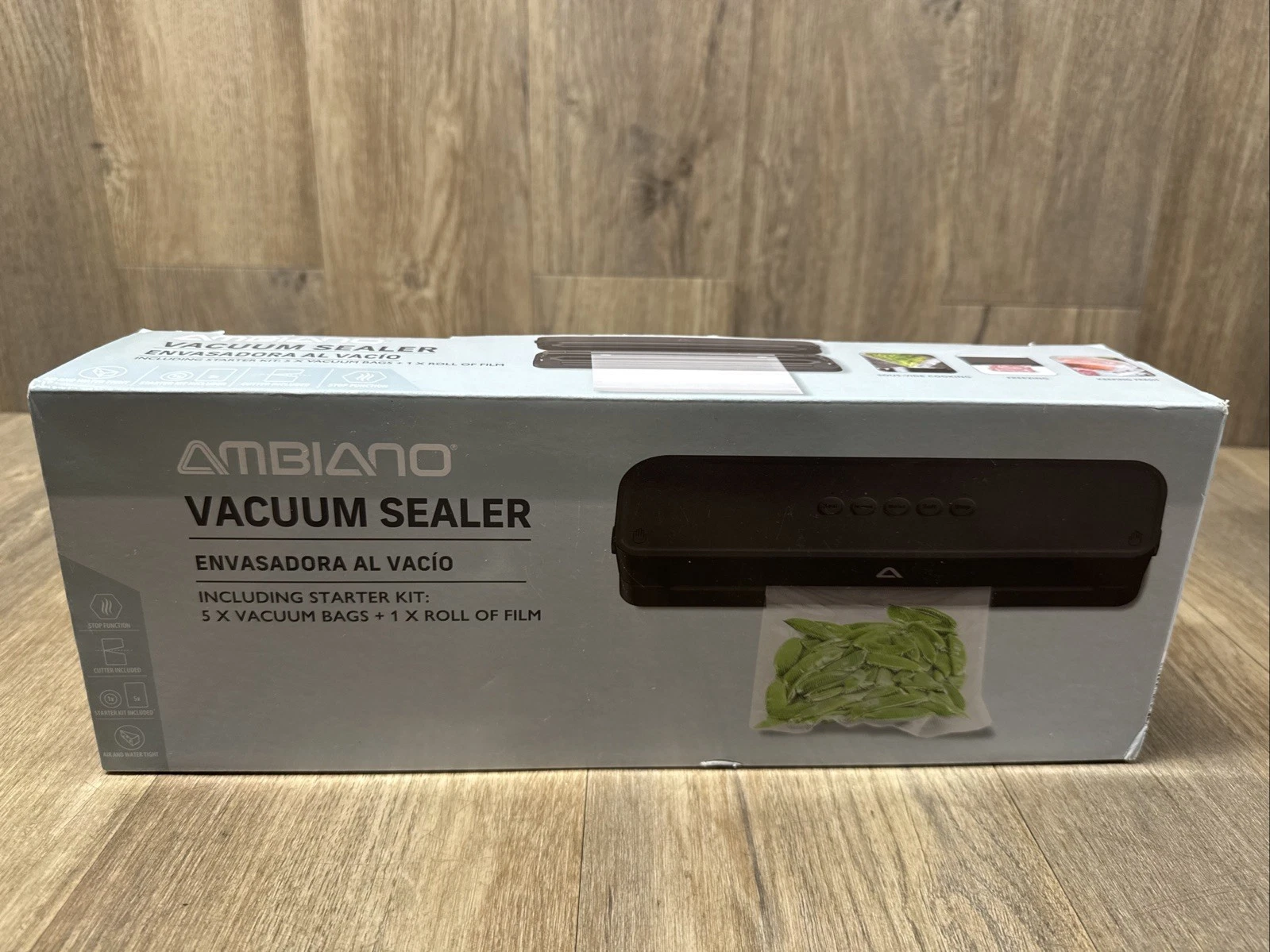 Ambiano Vacuum Food Sealer Black - New
Opens in a new window or tab