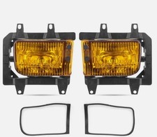 Nebelscheinwerfer Set Links+Rechts Klarglas gelb F�r BMW E30 Facelift ab 1987