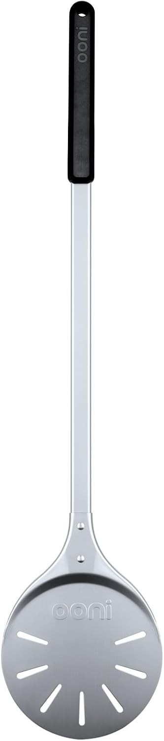 Pizza Flipper - 7-inch Aluminum Perforated Pizza Shovel