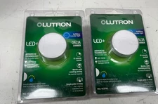 LOT OF 2 LUTRON DALIA DIMMER LED+ WHITE SINGLE POLE/ 3 WAY NEW
